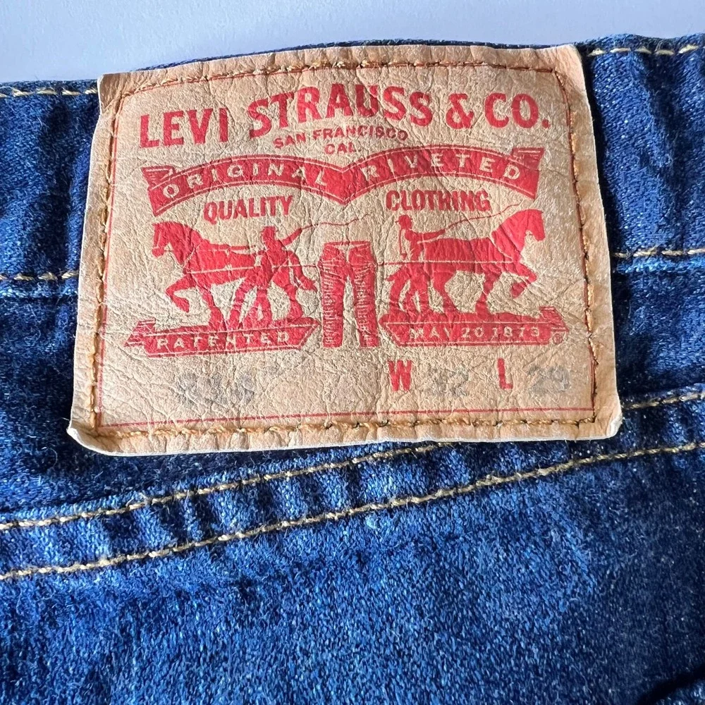 Levis‎ 514 Mens Athletic Taper Jeans Dark Wash Blue Denim W32 L29 18181-0014
